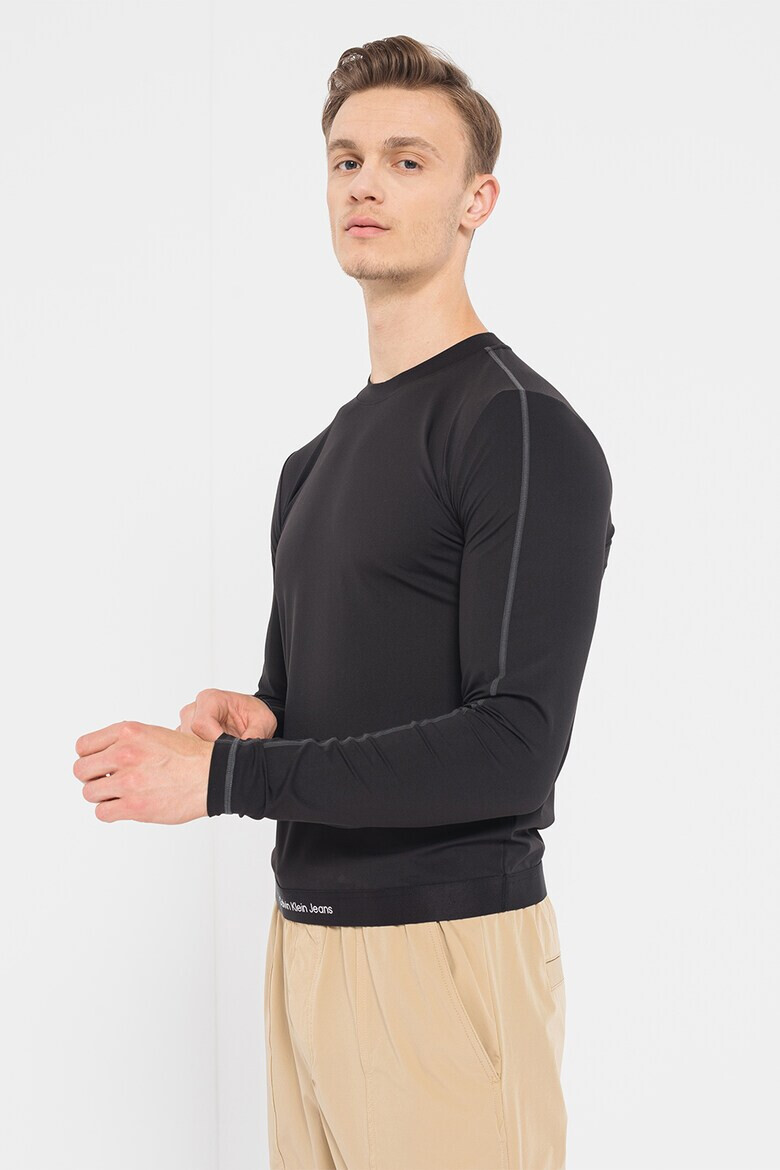CALVIN KLEIN JEANS Блуза с овално деколте - Pepit.bg
