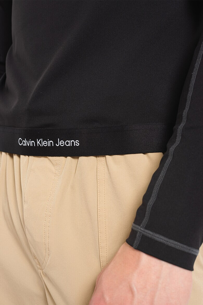 CALVIN KLEIN JEANS Блуза с овално деколте - Pepit.bg