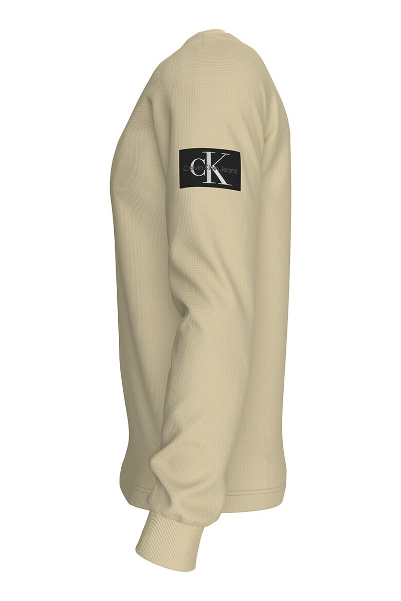 CALVIN KLEIN JEANS Памучна слим блуза - Pepit.bg