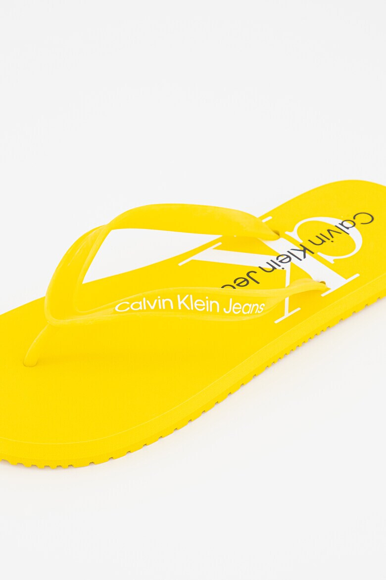 CALVIN KLEIN JEANS Чехли с лого - Pepit.bg