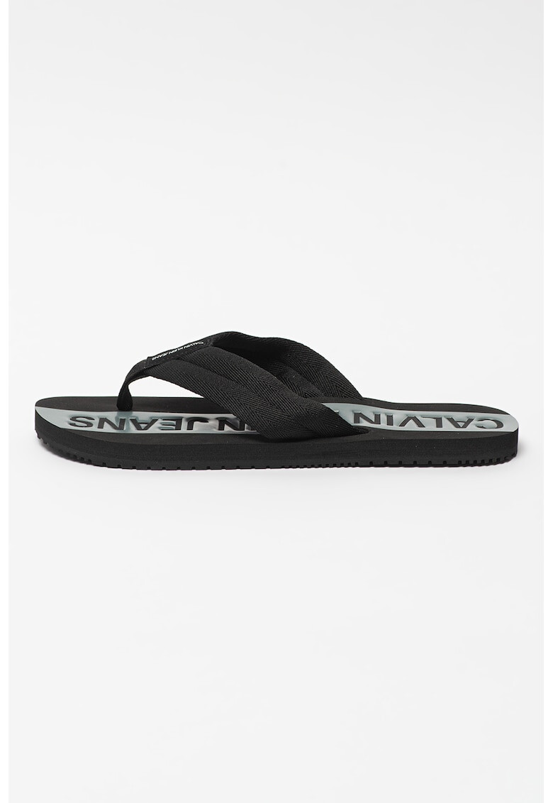 CALVIN KLEIN JEANS Чехли Webbing с лого - Pepit.bg