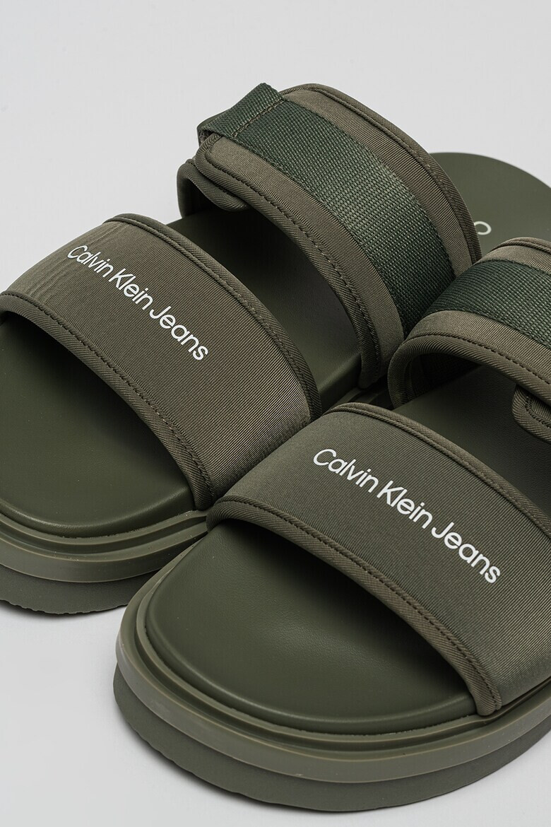 CALVIN KLEIN JEANS Чехли с лого - Pepit.bg