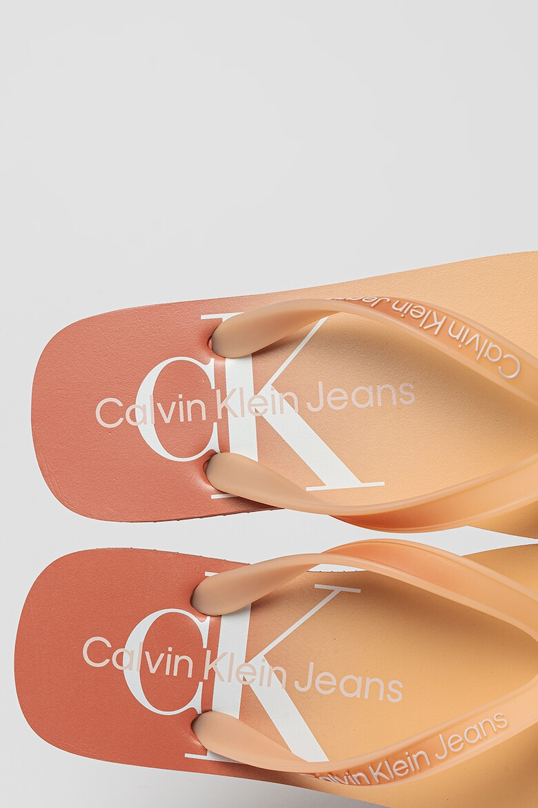 CALVIN KLEIN JEANS Чехли с лого - Pepit.bg