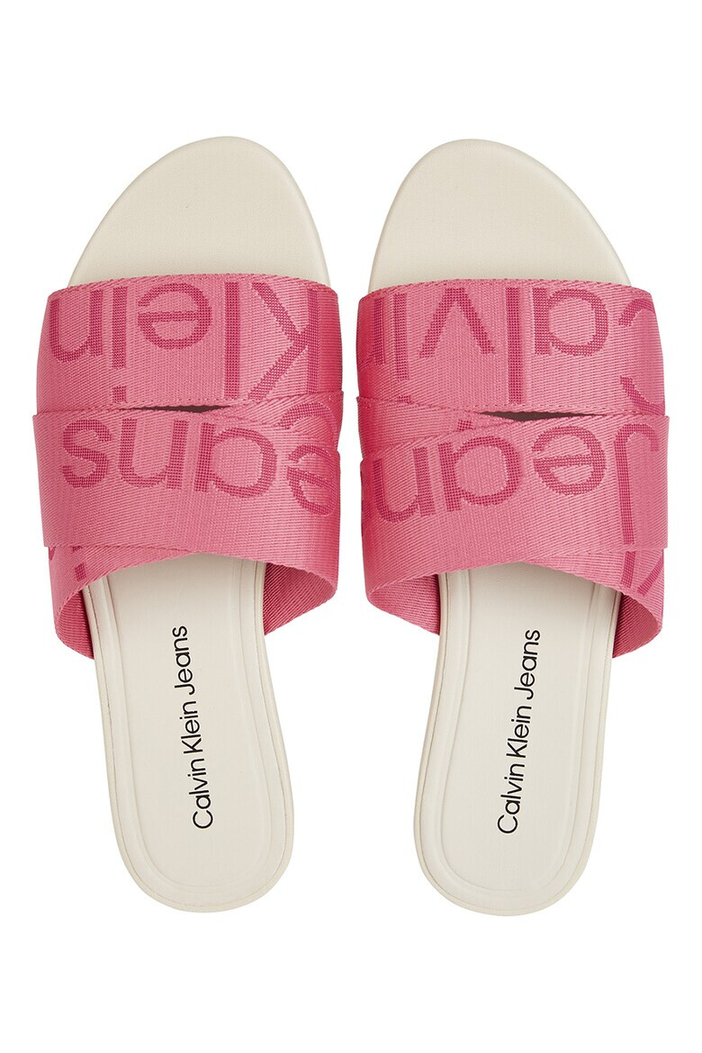 CALVIN KLEIN JEANS Чехли с лого - Pepit.bg