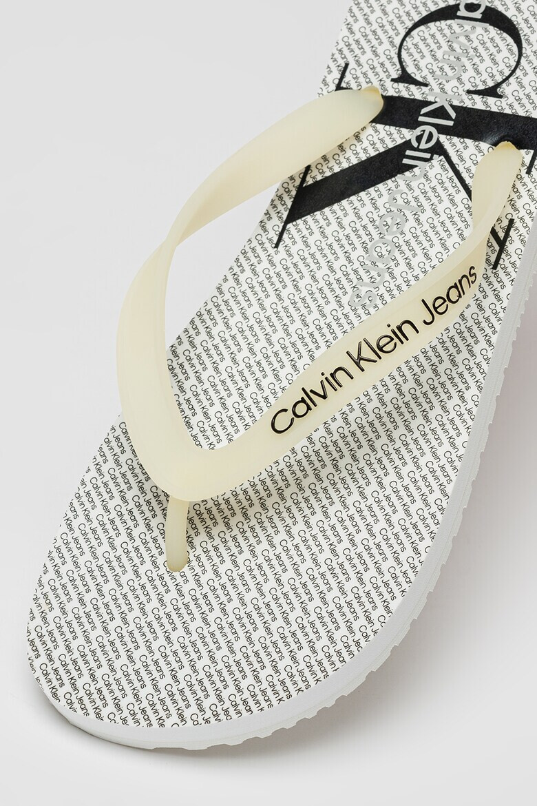 CALVIN KLEIN JEANS Чехли с лого - Pepit.bg