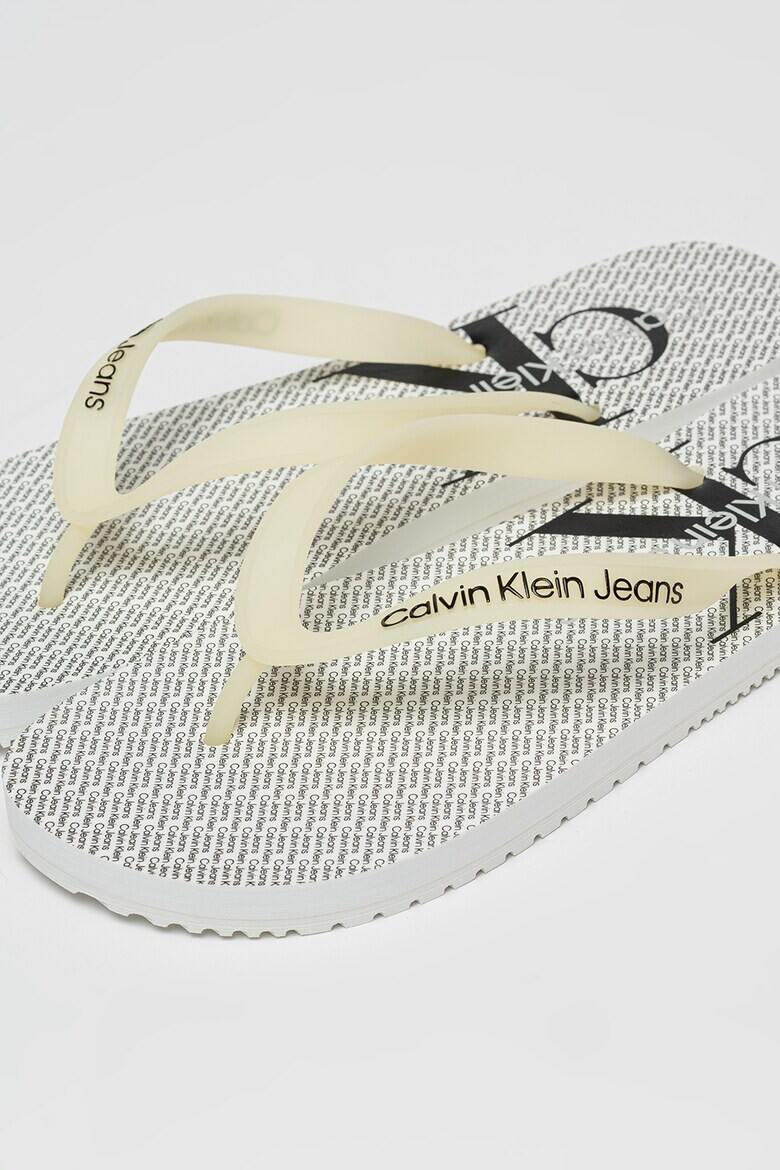 CALVIN KLEIN JEANS Чехли с лого - Pepit.bg