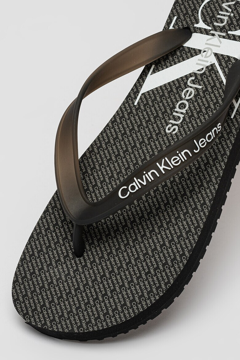 CALVIN KLEIN JEANS Чехли с лого - Pepit.bg