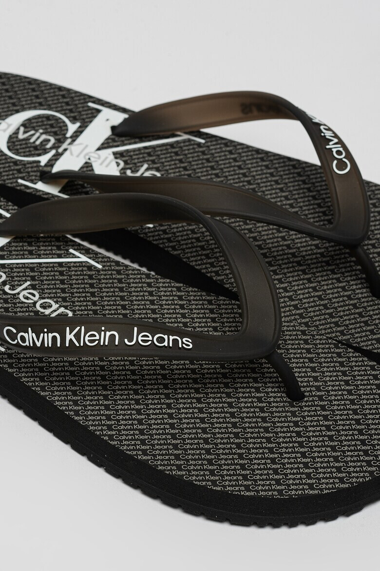 CALVIN KLEIN JEANS Чехли с лого - Pepit.bg