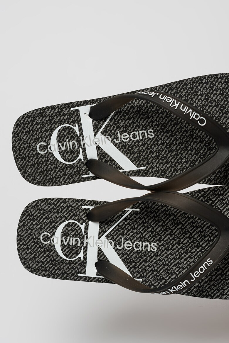 CALVIN KLEIN JEANS Чехли с лого - Pepit.bg