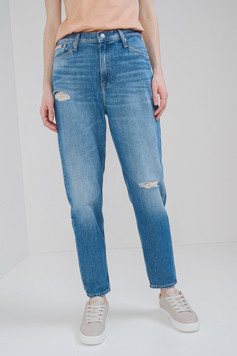 CALVIN KLEIN JEANS Дънки Mom деграде - Pepit.bg
