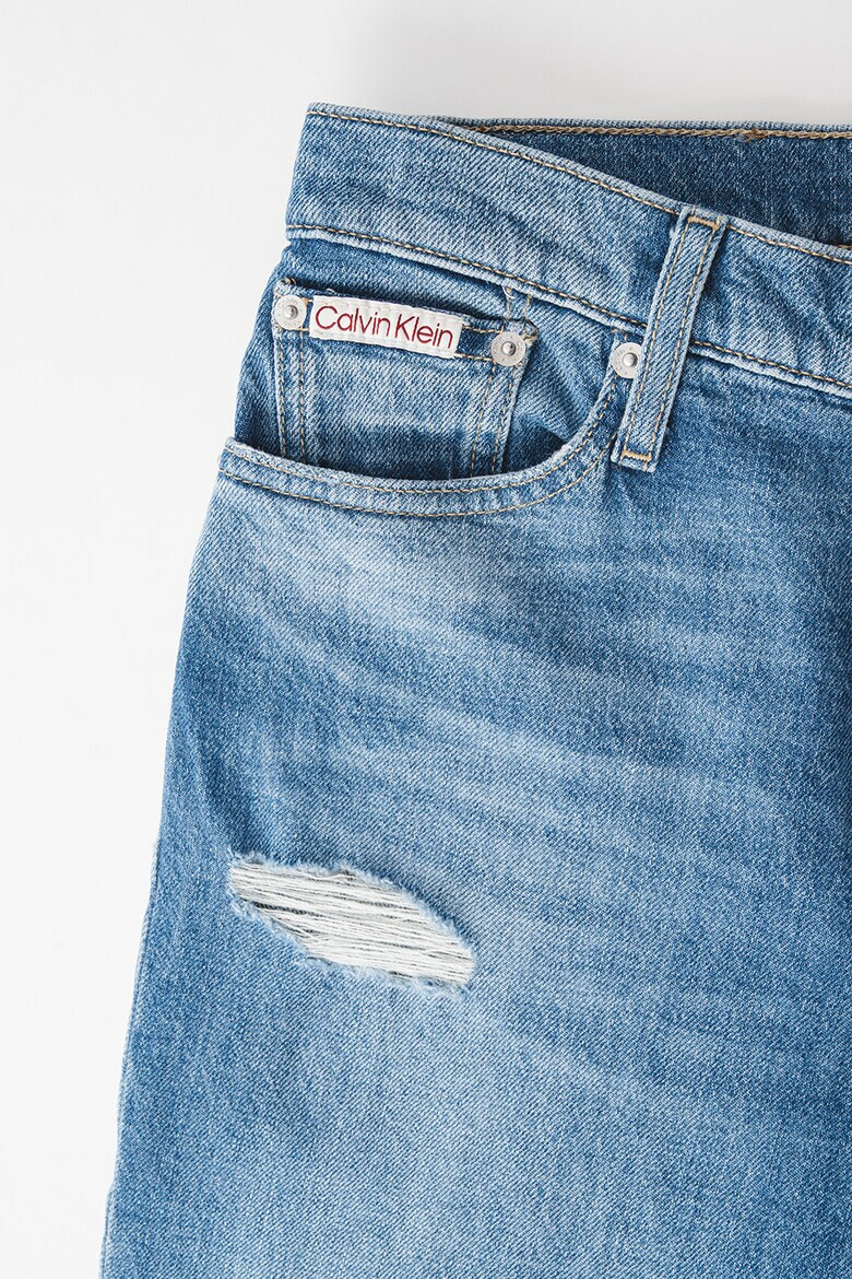 CALVIN KLEIN JEANS Дънки Mom деграде - Pepit.bg