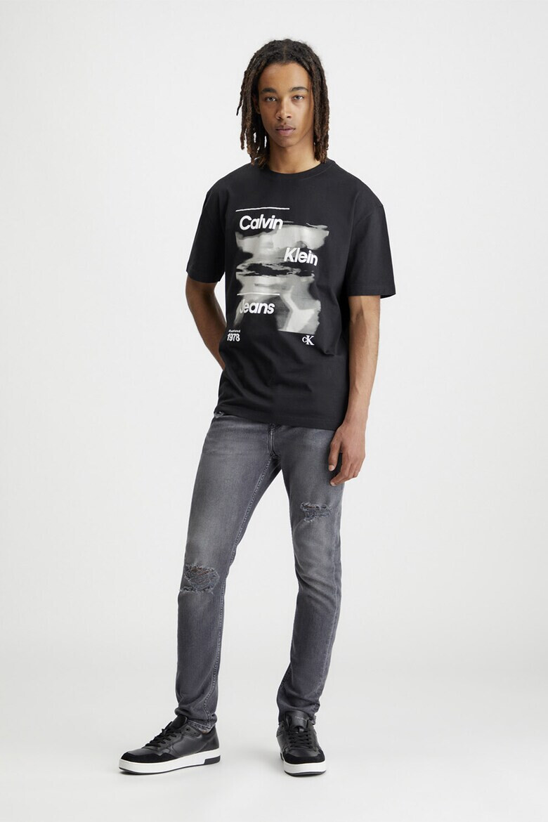 CALVIN KLEIN JEANS Дънки слим - Tъмносив - Pepit.bg