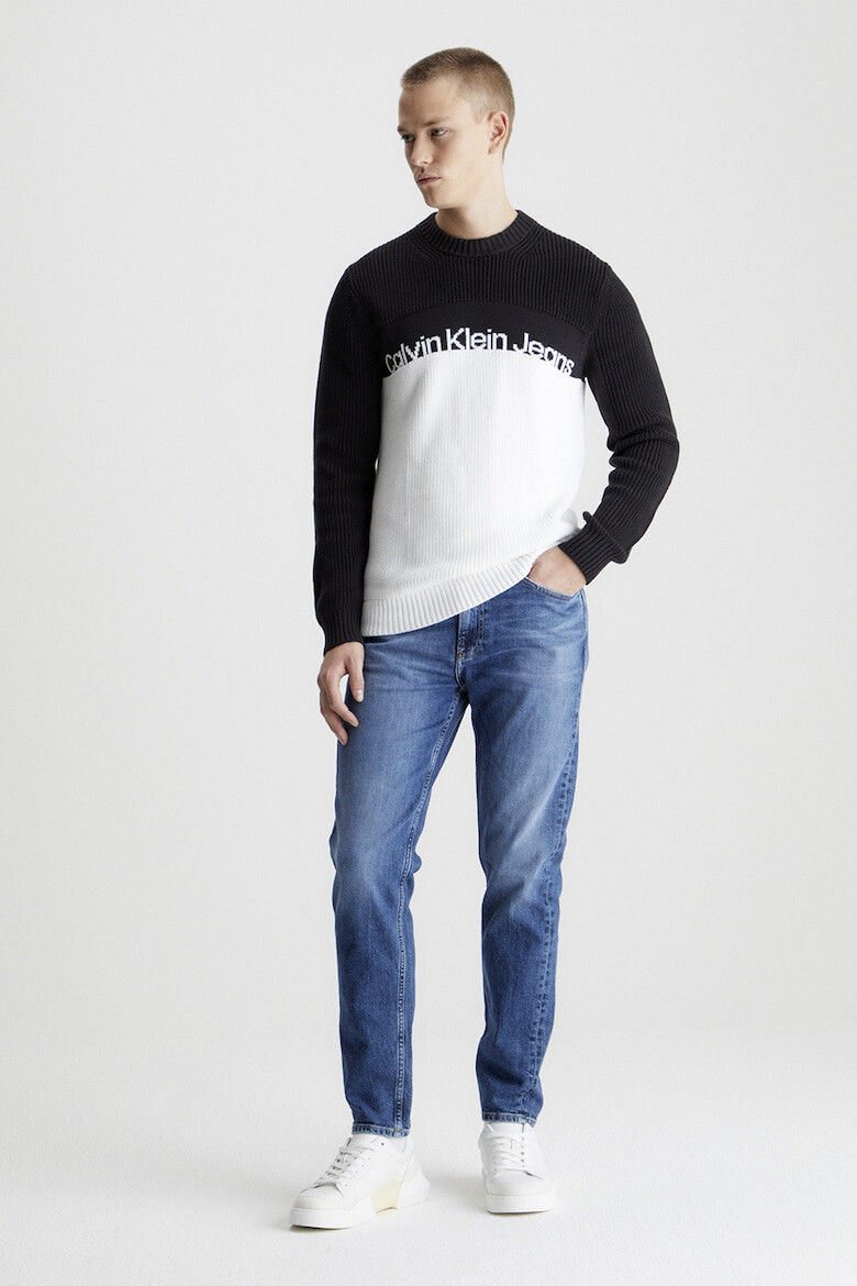 CALVIN KLEIN JEANS Дънки със стеснен крачол - Тъмносин - Pepit.bg