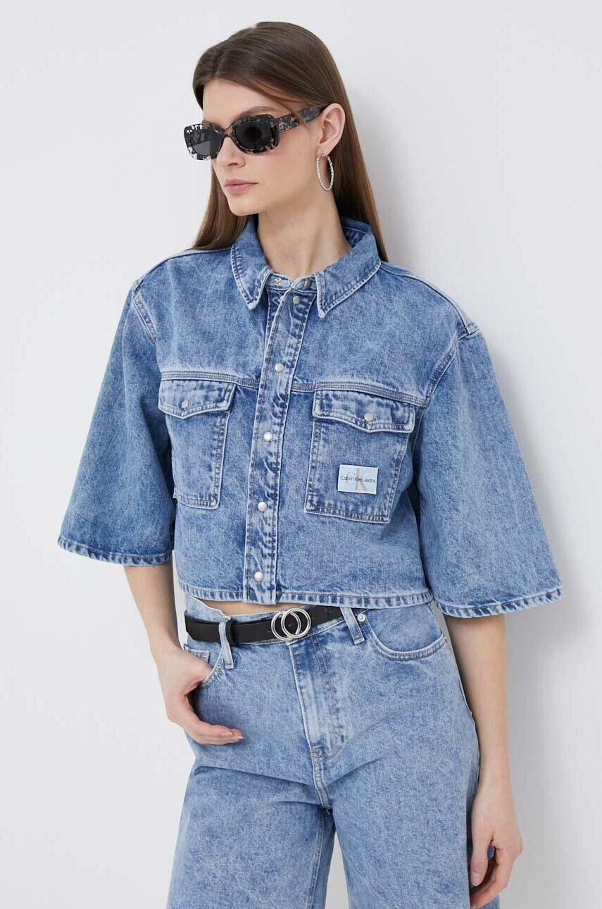 CALVIN KLEIN JEANS Дънкова риза - Pepit.bg