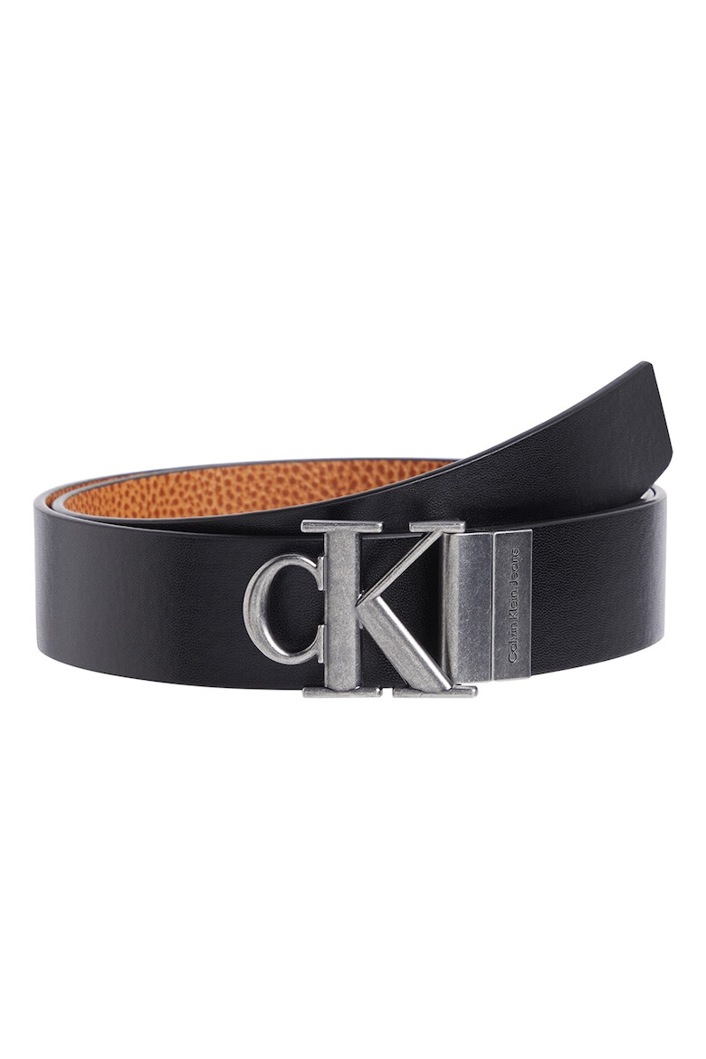 CALVIN KLEIN JEANS Двулицев кожен колан - Pepit.bg