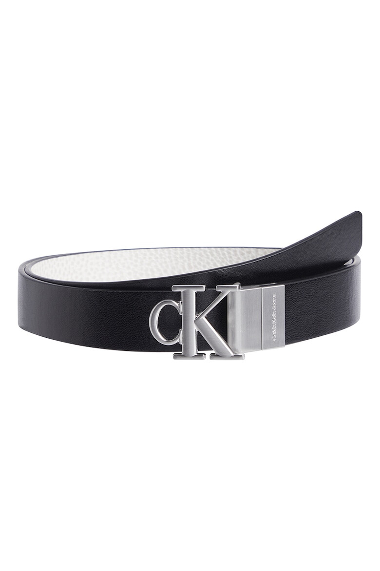 CALVIN KLEIN JEANS Двулицев кожен колан - Pepit.bg