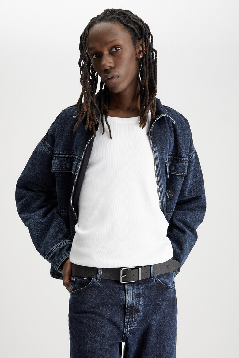 CALVIN KLEIN JEANS Двулицев кожен колан Classic - Pepit.bg