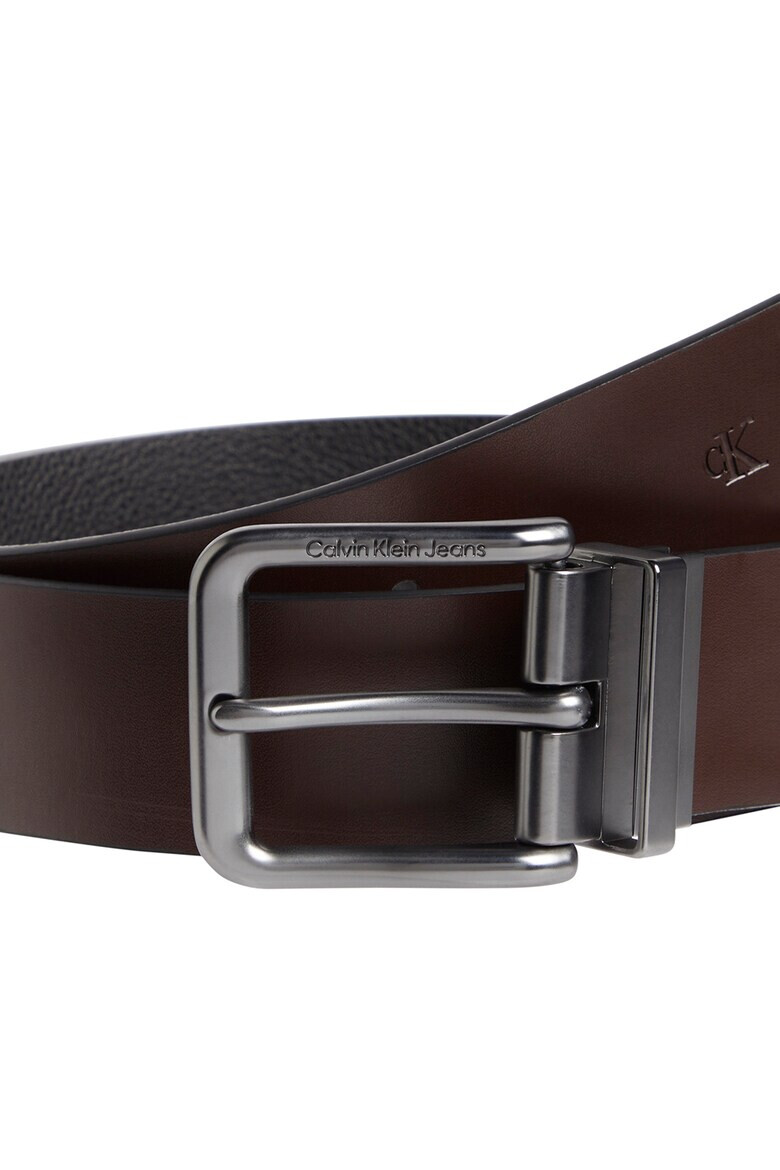 CALVIN KLEIN JEANS Двулицев кожен колан Classic - Pepit.bg