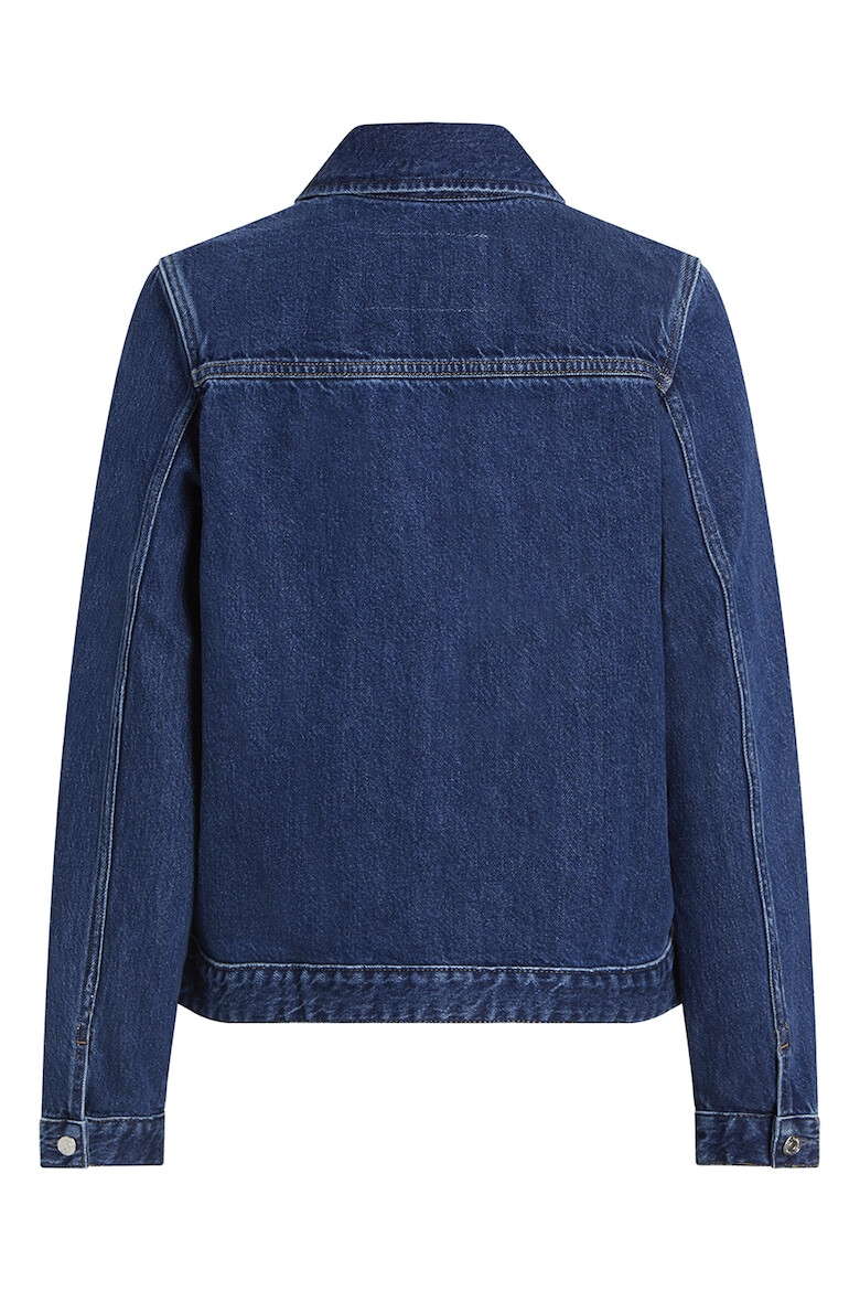 CALVIN KLEIN JEANS Яке от деним с цип - Тъмносин - Pepit.bg