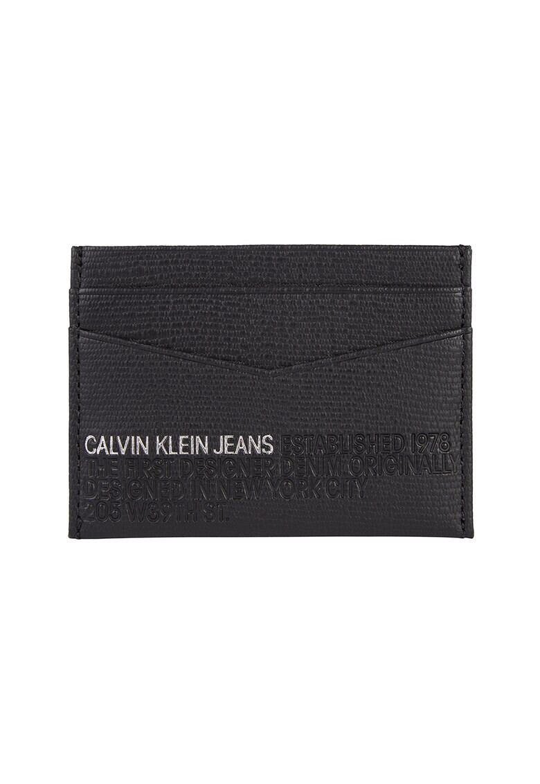 CALVIN KLEIN JEANS Кожен калъф за карти - Pepit.bg