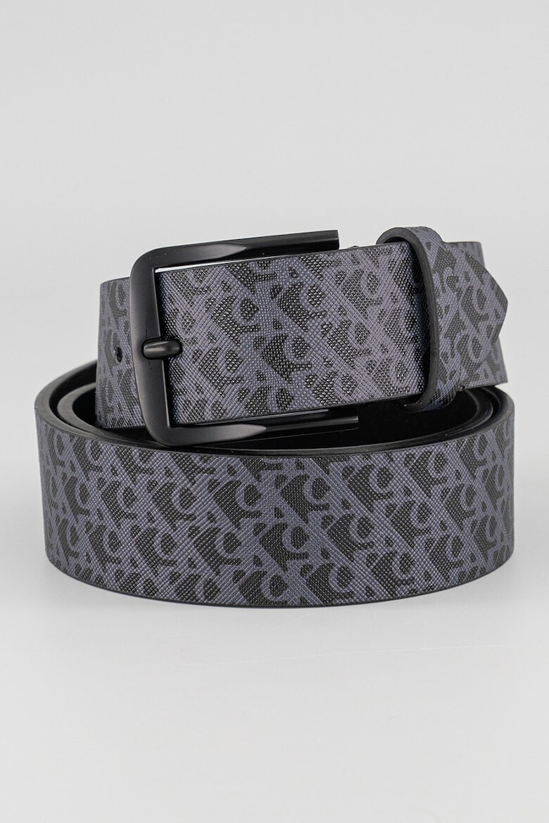 CALVIN KLEIN JEANS Кожен колан Classic с десен - Pepit.bg