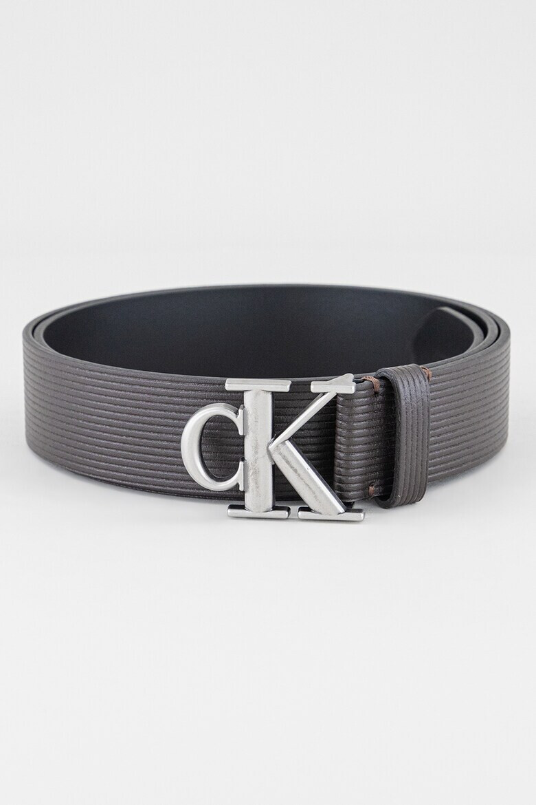 CALVIN KLEIN JEANS Кожен колан с рипс - Pepit.bg
