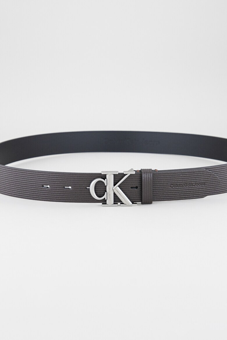CALVIN KLEIN JEANS Кожен колан с рипс - Pepit.bg