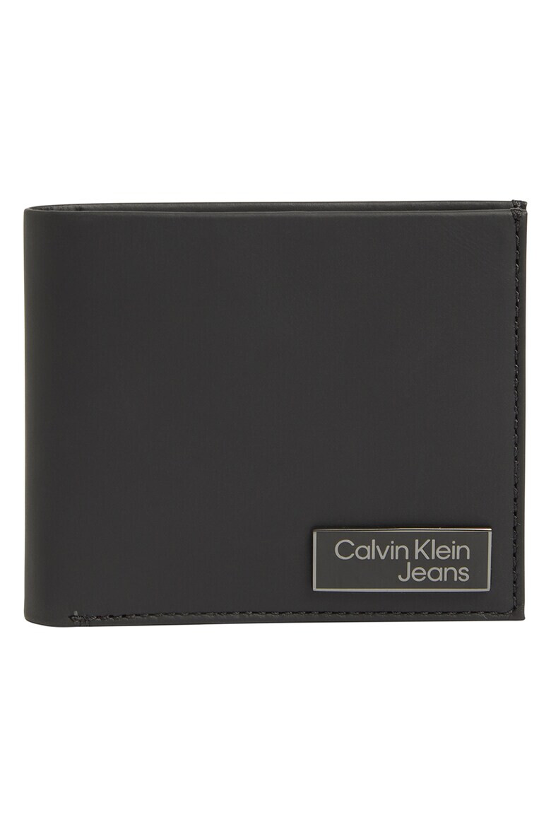 CALVIN KLEIN JEANS Кожен портфейл с двойно прегъване и лого - Pepit.bg