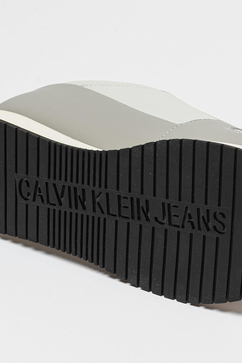 CALVIN KLEIN JEANS Кожени спортни обувки Retro Runner - Pepit.bg