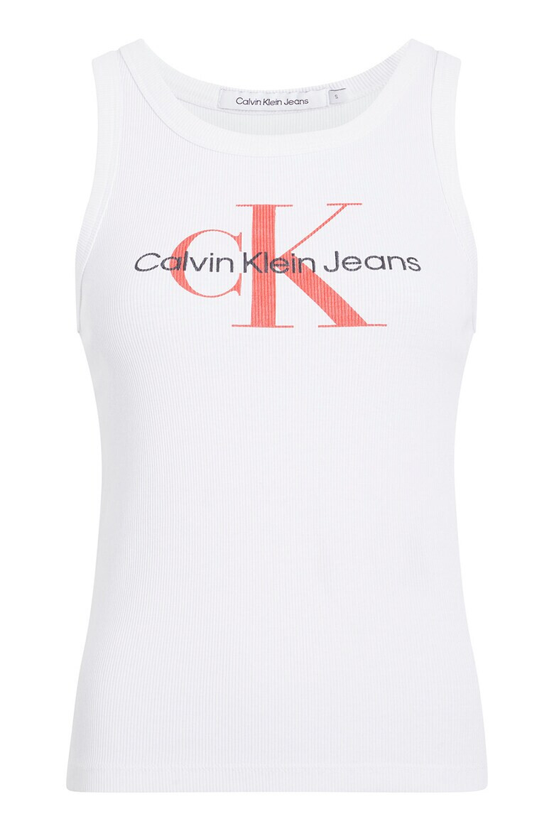 CALVIN KLEIN JEANS Къс топ с лого - Pepit.bg