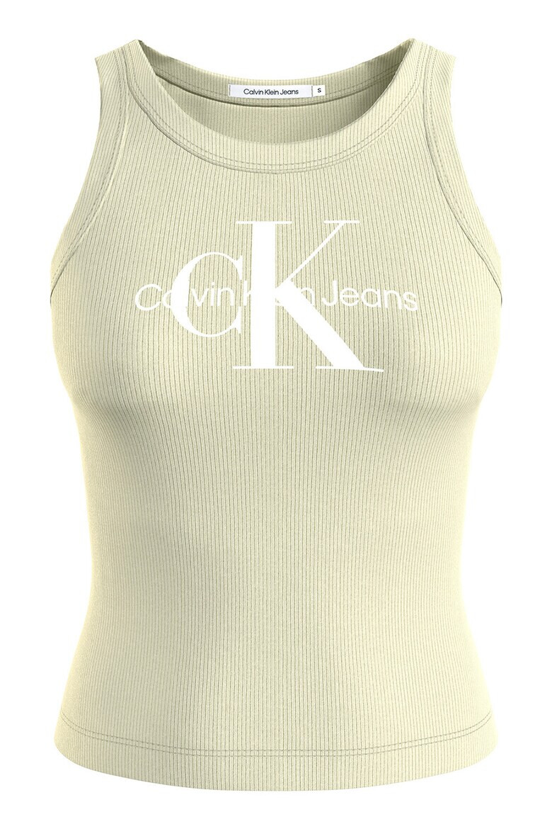 CALVIN KLEIN JEANS Къс топ с лого - Pepit.bg