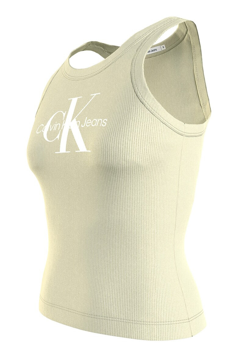 CALVIN KLEIN JEANS Къс топ с лого - Pepit.bg