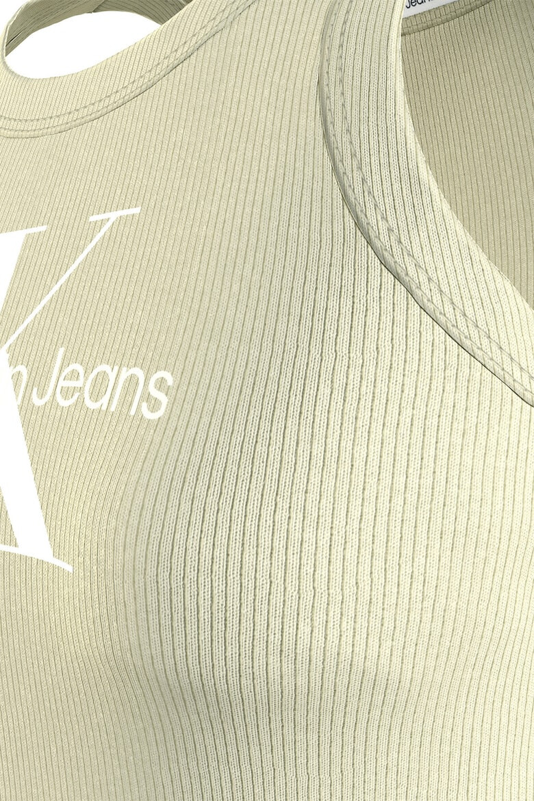CALVIN KLEIN JEANS Къс топ с лого - Pepit.bg