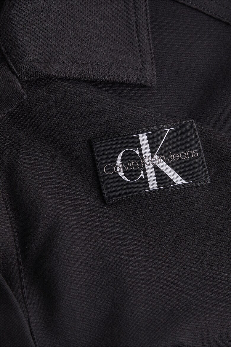 CALVIN KLEIN JEANS Къса блуза с лого - Pepit.bg