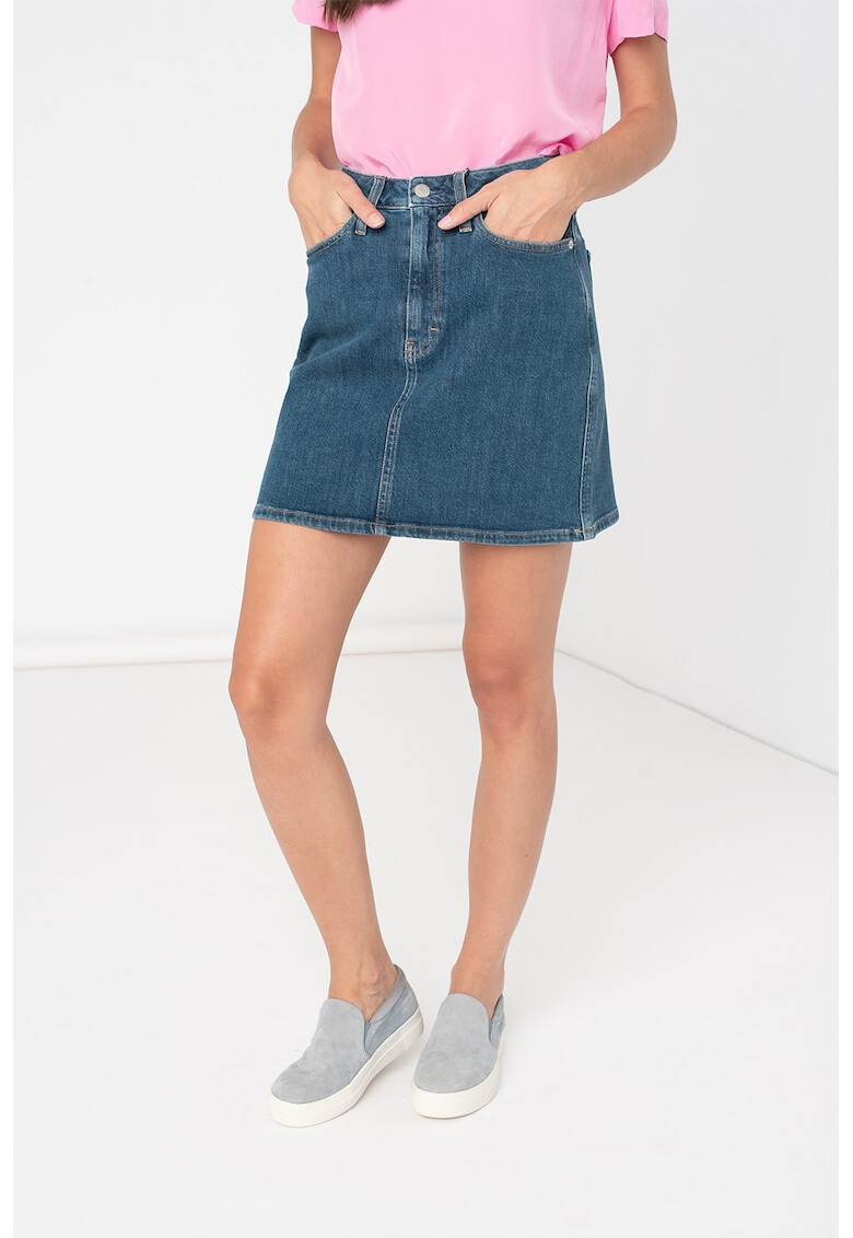 CALVIN KLEIN JEANS Къса дънкова пола - Pepit.bg