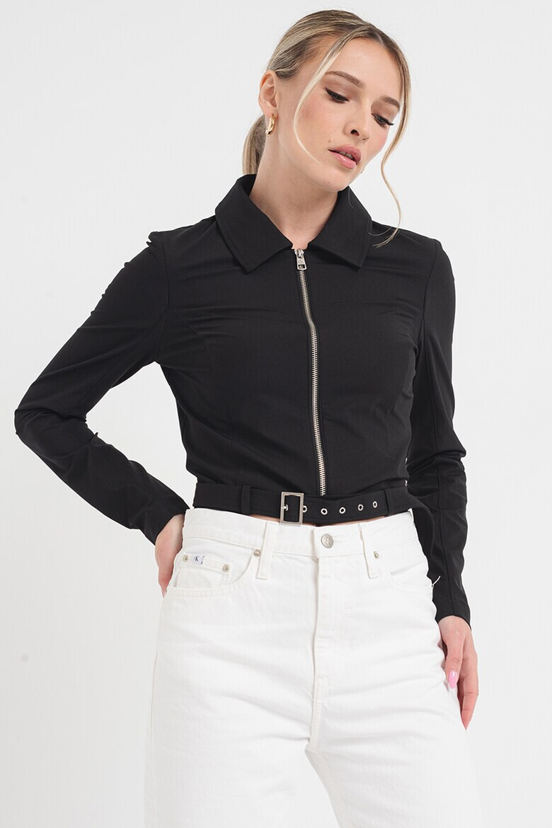CALVIN KLEIN JEANS Късо яке с колан - Pepit.bg