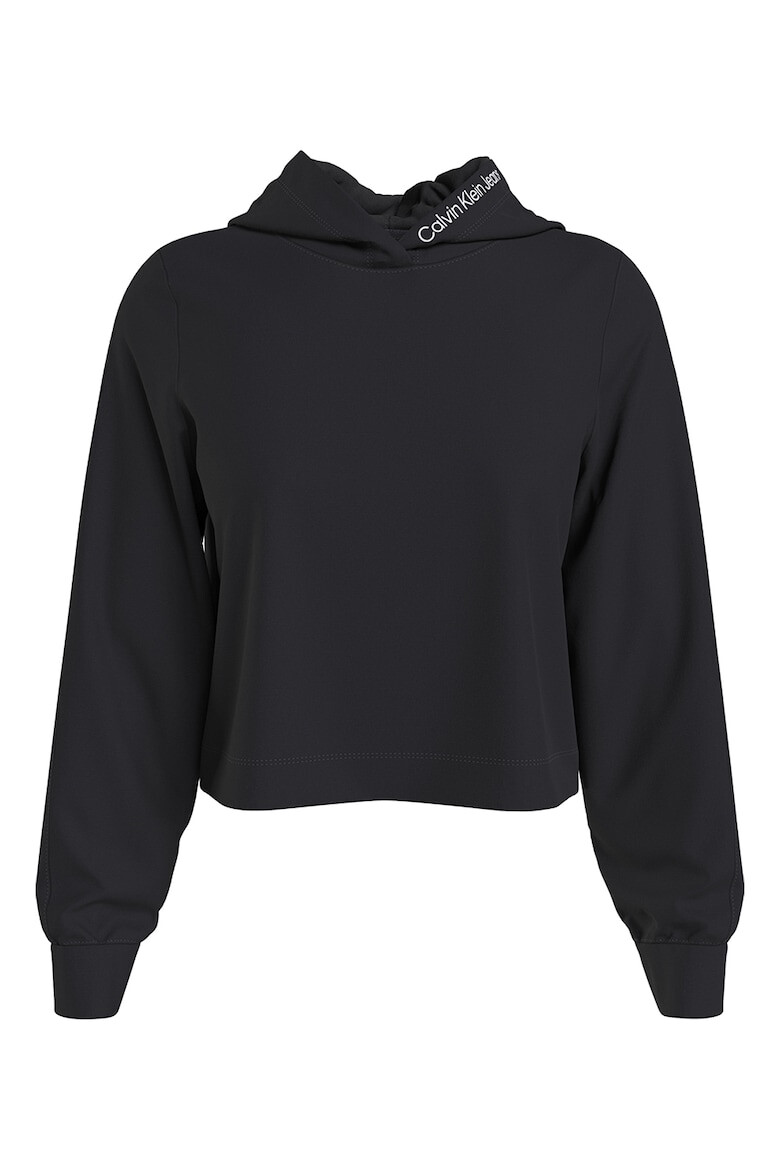 CALVIN KLEIN JEANS Късо худи с еластичен подгъв - Pepit.bg