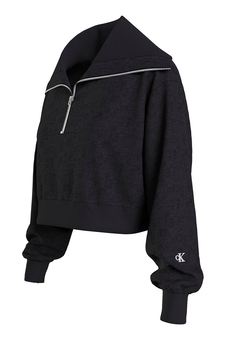 CALVIN KLEIN JEANS Късо худи с къс цип - Pepit.bg