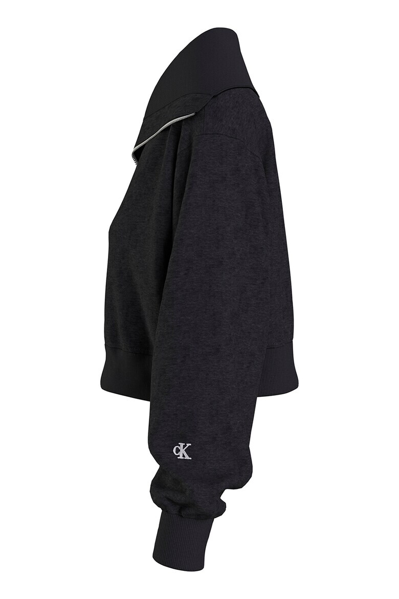 CALVIN KLEIN JEANS Късо худи с къс цип - Pepit.bg