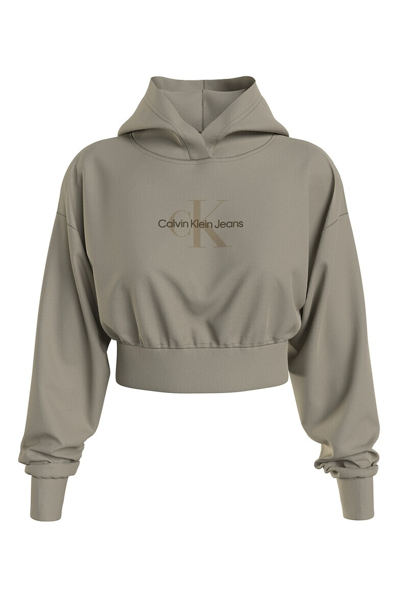 CALVIN KLEIN JEANS Късо худи с лого - Pepit.bg