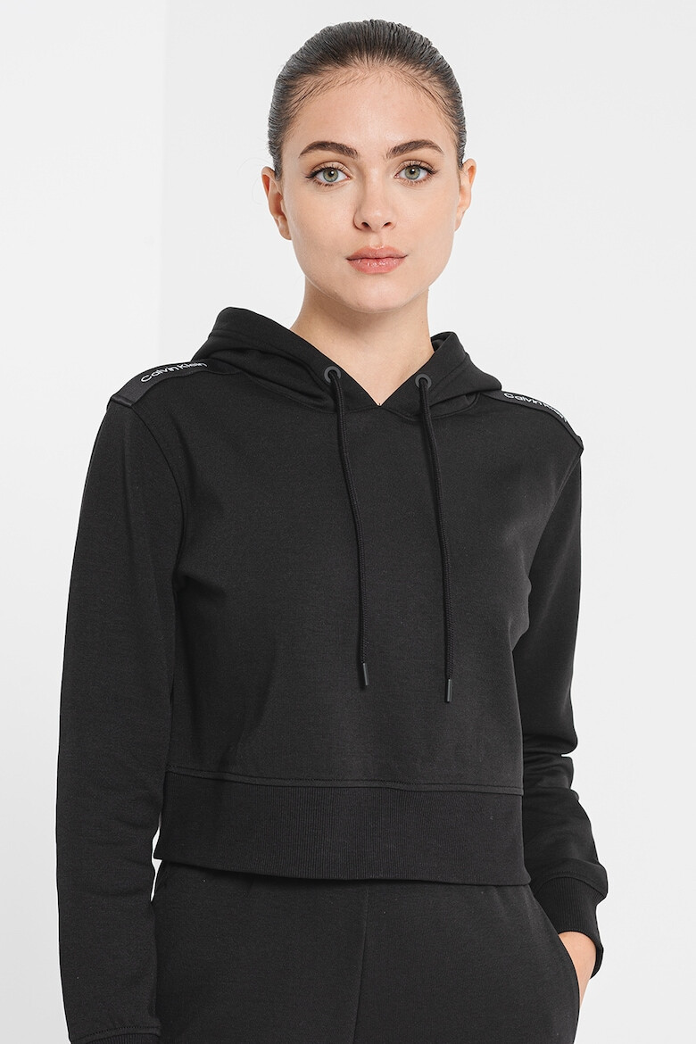 CALVIN KLEIN JEANS Късо худи с лого - Pepit.bg