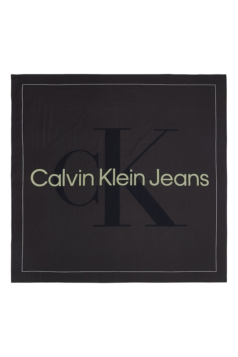 CALVIN KLEIN JEANS Памучен шал с лого - Pepit.bg