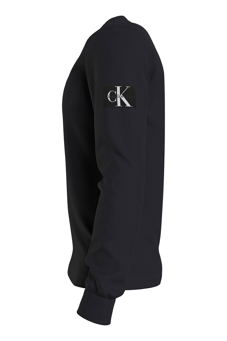 CALVIN KLEIN JEANS Памучна слим блуза - Pepit.bg