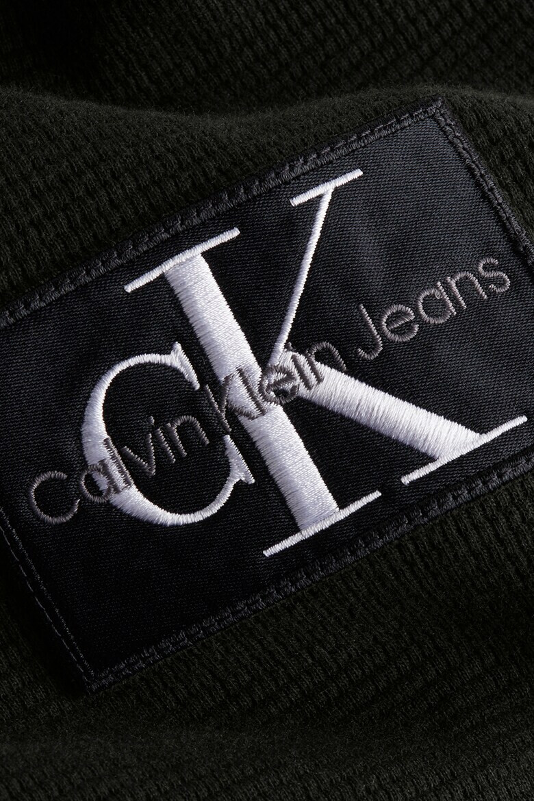 CALVIN KLEIN JEANS Памучна слим блуза - Pepit.bg