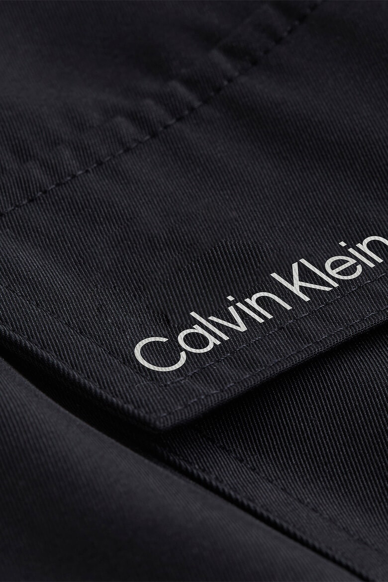 CALVIN KLEIN JEANS Панталон с висока талия и джобове с капаче - Pepit.bg