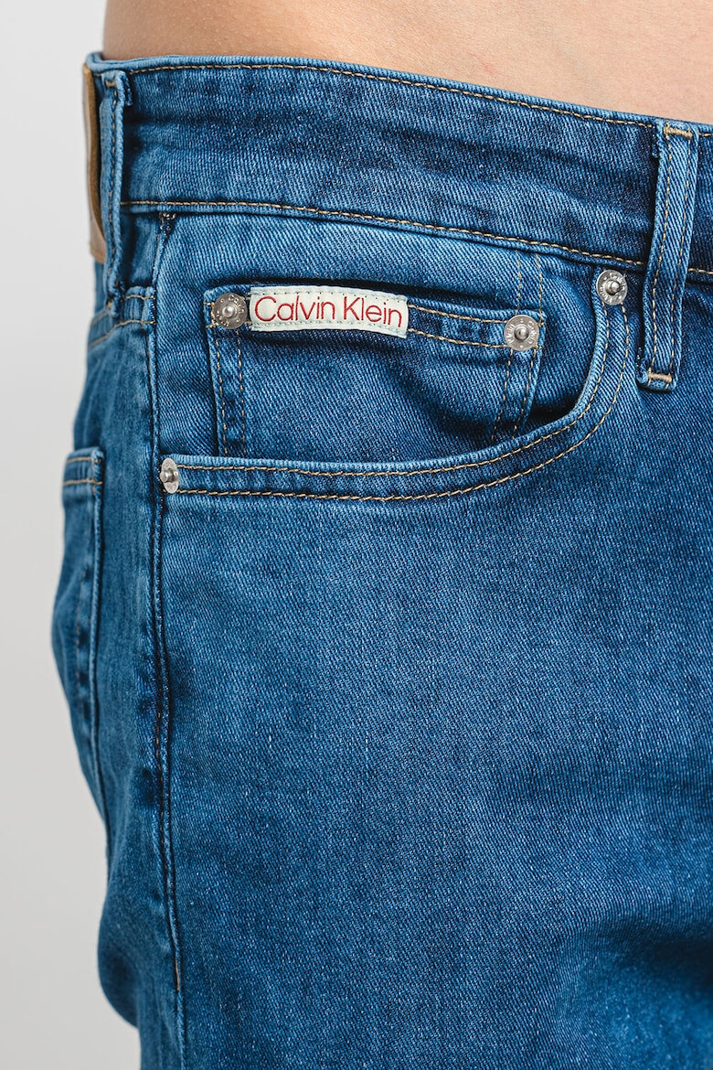 CALVIN KLEIN JEANS Прави дънки - Син - Pepit.bg