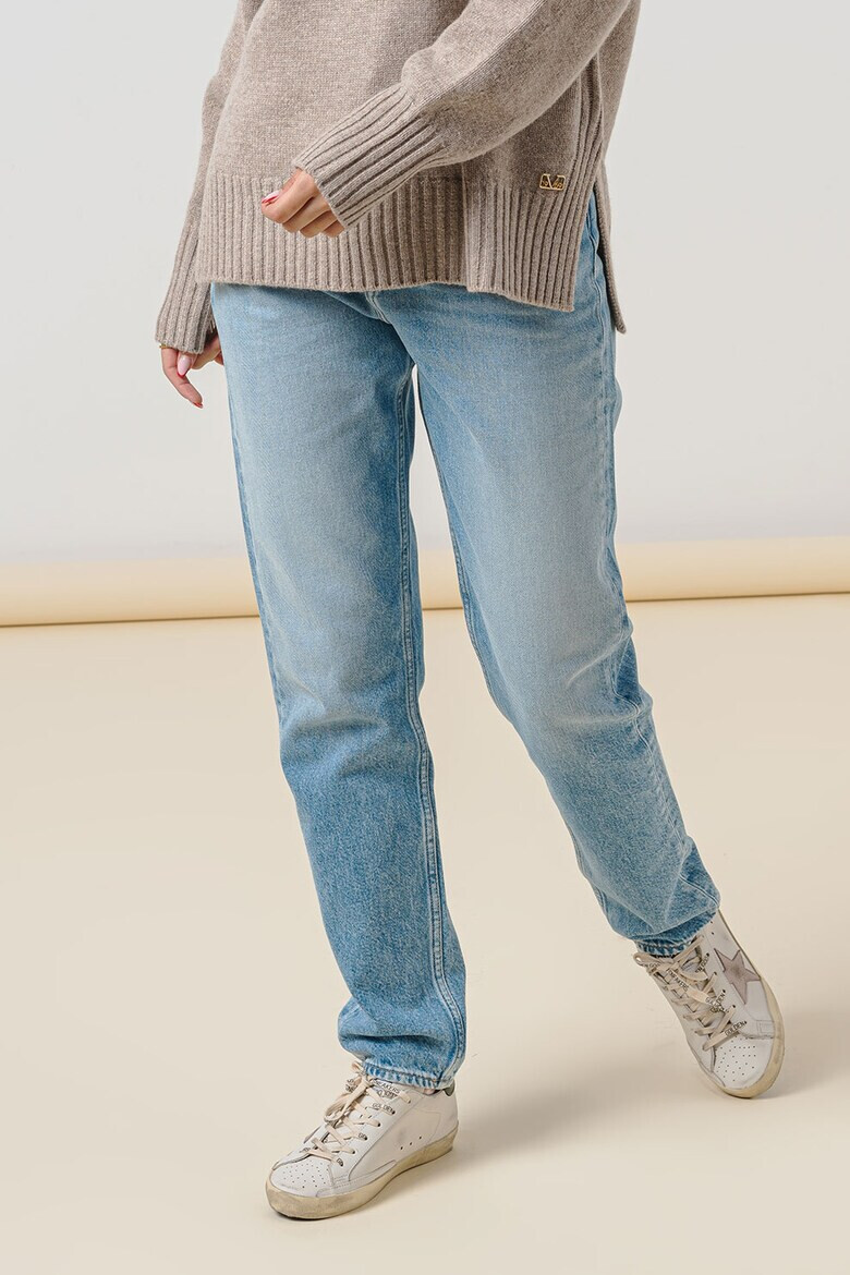 CALVIN KLEIN JEANS Прави дънки деграде - Светлосин меланж - Pepit.bg