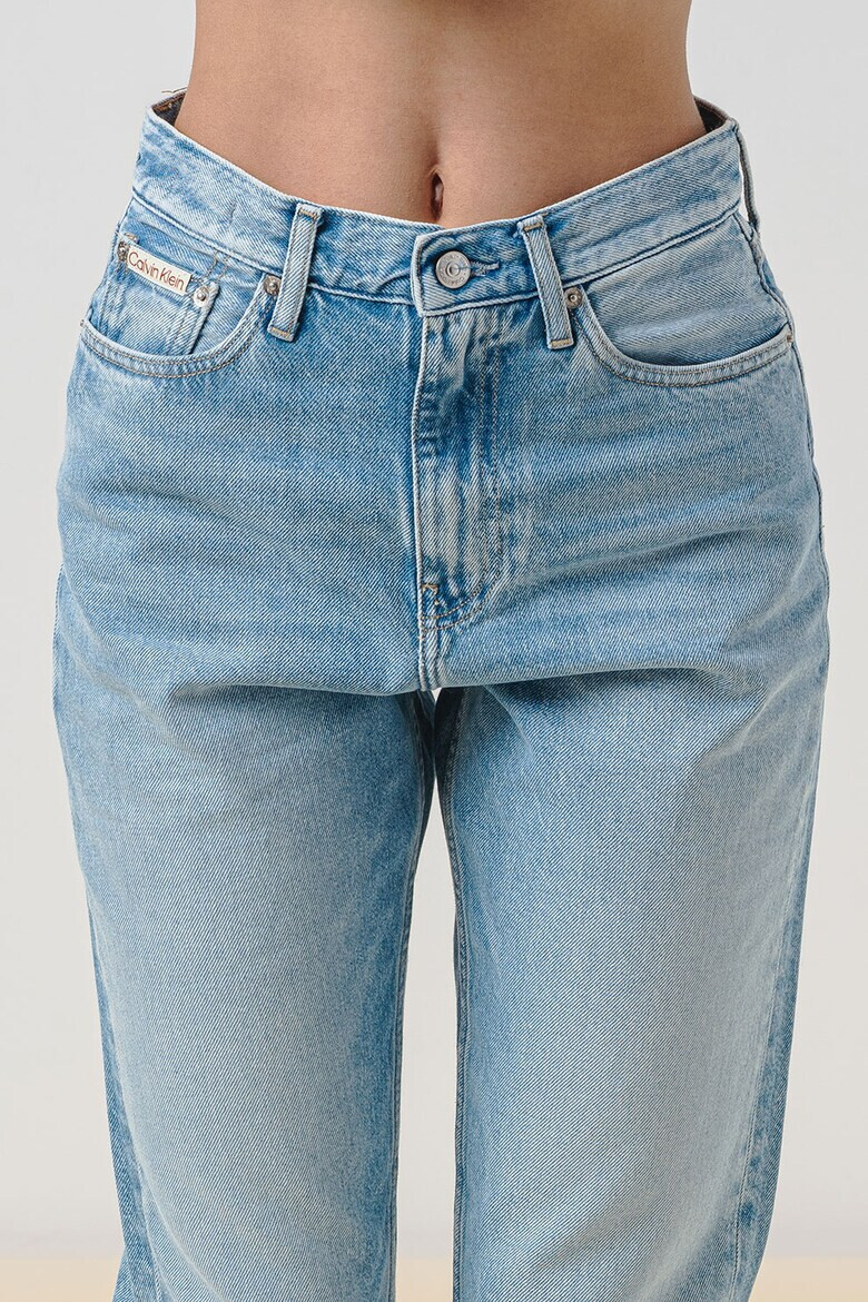 CALVIN KLEIN JEANS Прави дънки деграде - Светлосин меланж - Pepit.bg