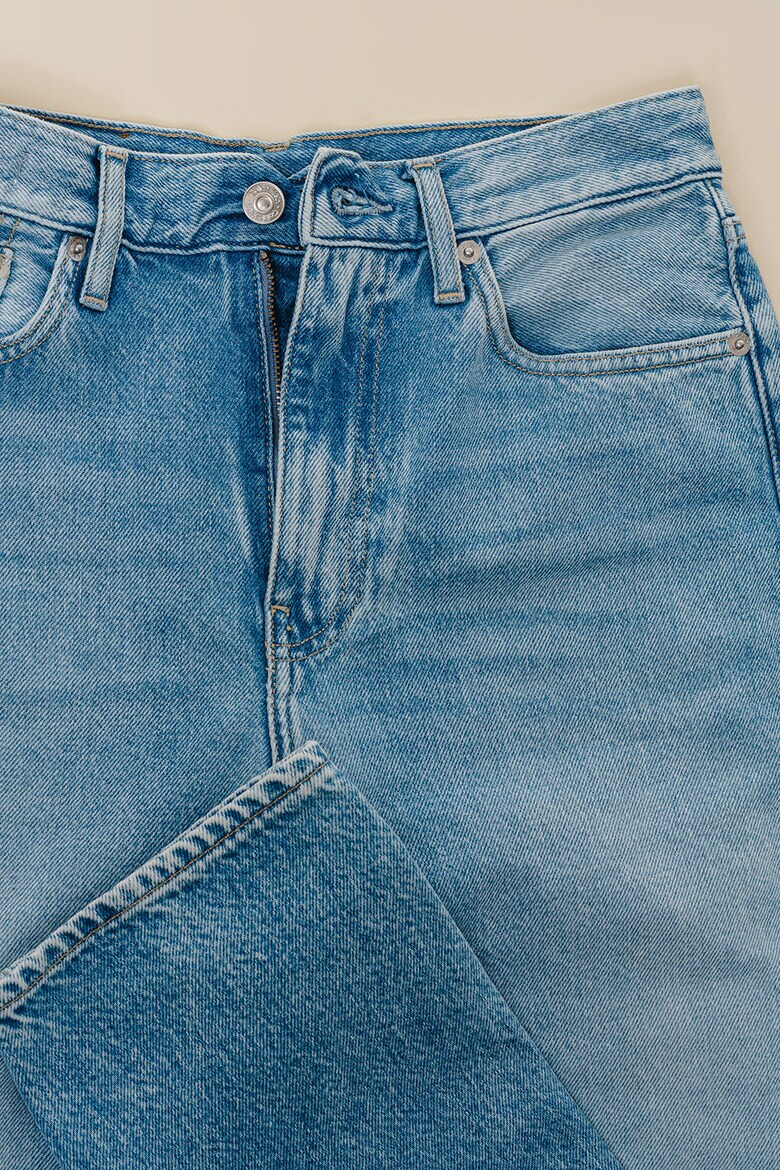 CALVIN KLEIN JEANS Прави дънки деграде - Светлосин меланж - Pepit.bg