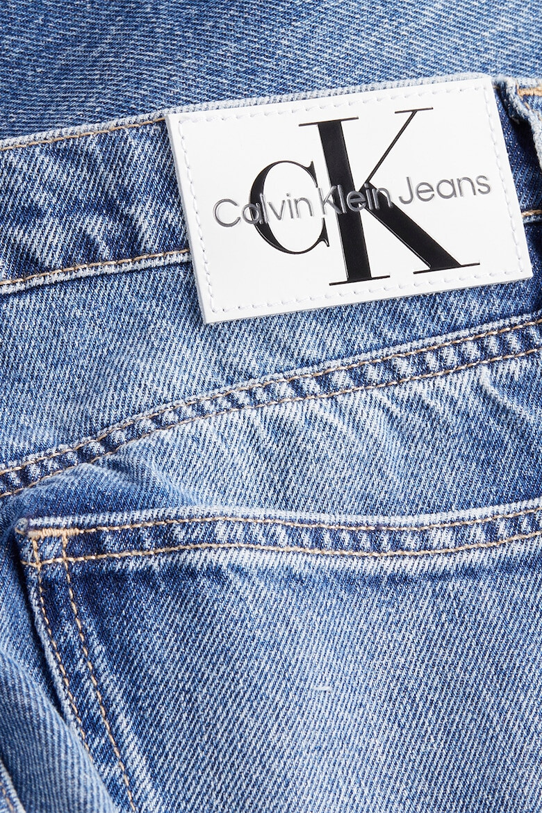 CALVIN KLEIN JEANS Прави дънки със захабен ефект - Pepit.bg